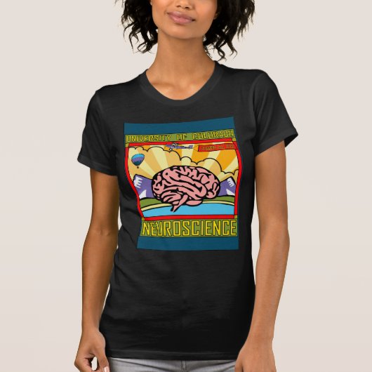 神経科学ポスター Tシャツ (正面)