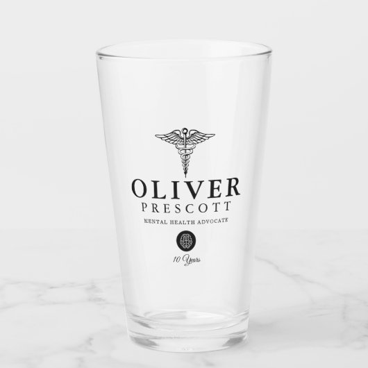 神経科学者の専門の卒業の退職 タンブラーグラス (正面)