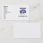 神経科学者をの内の自由にして下さい(頭脳の解剖学) 名刺 (正面/裏面)