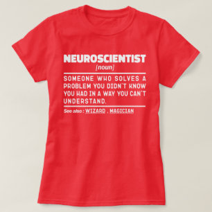 神経科学者名詞科学先生 Tシャツ