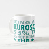 神経科学者3%の才能 コーヒーマグカップ (正面左)