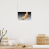 神経系を有するヒト足2 ポスター (キッチン)