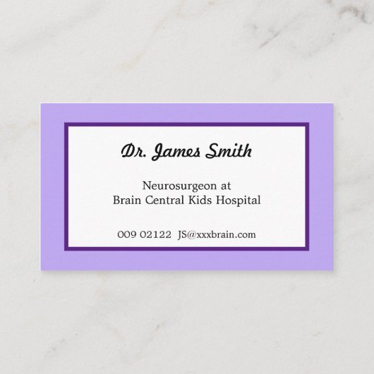 神経細胞とグリア 名刺 (裏面)