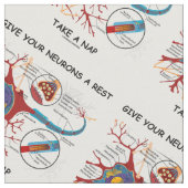 神経細胞与え休憩時間は昼寝神経細胞シナプス ファブリック (クローズアップ)