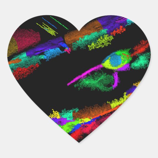 神経細胞 ハートシール (正面)