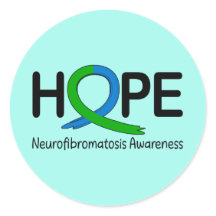 神経線維腫症認識度希望のリボン