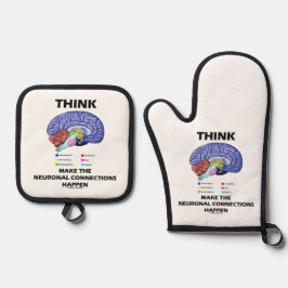 神経考えつながりを脳に起こさせる 鍋つかみ&鍋敷きセット