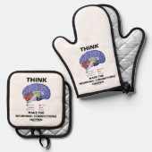 神経考えつながりを脳に起こさせる 鍋つかみ&鍋敷きセット (正面/裏面)