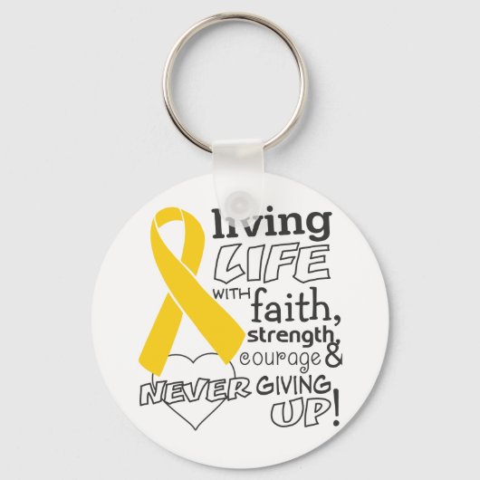 神経芽腫の信仰生活 キーホルダー (正面)