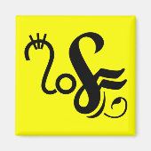 神経記号 マグネット (正面)