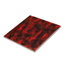 神経質なエナジー抽象芸術アート赤と黒。