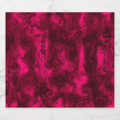 神経質なエネルギー乱交抽象芸術アートラズベリーラスト。 ビールラベル (シングルラベル)