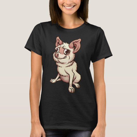 神経質チワワ Tシャツ (正面)
