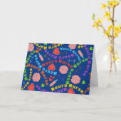 神経退職したナース  カード (黄色い花)