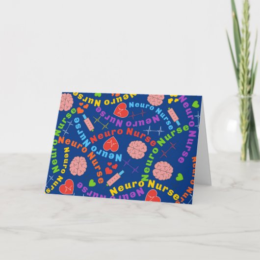 神経退職したナース  カード (正面)