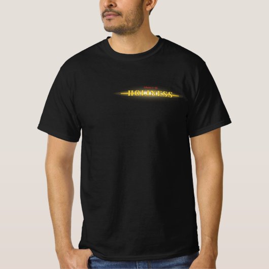 神聖さ(1ペテロ1:16)男子Tシャツ Tシャツ (正面)