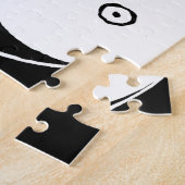 神聖で中国のな陰陽のスピリチュアルの記号 ジグソーパズル (側面)