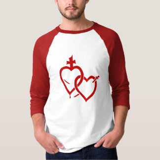 神聖で及び完全なハートのワイシャツ Tシャツ
