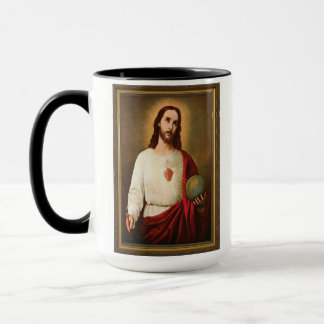 神聖で無垢なハートコーヒーマグ マグカップ
