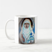 神聖で素晴らしいmartyress Elisaveta Alapaevskaja コーヒーマグカップ (左)