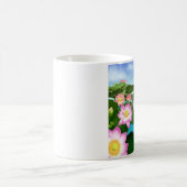 神聖なはす植物 コーヒーマグカップ (中央)