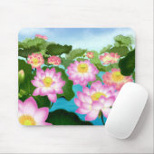 神聖なはす植物 マウスパッド (マウス)