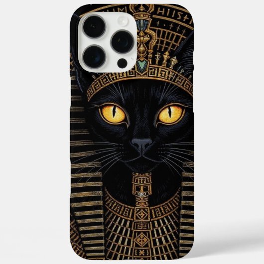 神聖なるバステト 威厳のiPhoneケースアート Case-Mate iPhoneケース (裏面)
