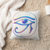 神聖なるホルス神秘的な芸術の目モダンに クッション (ブランケット)