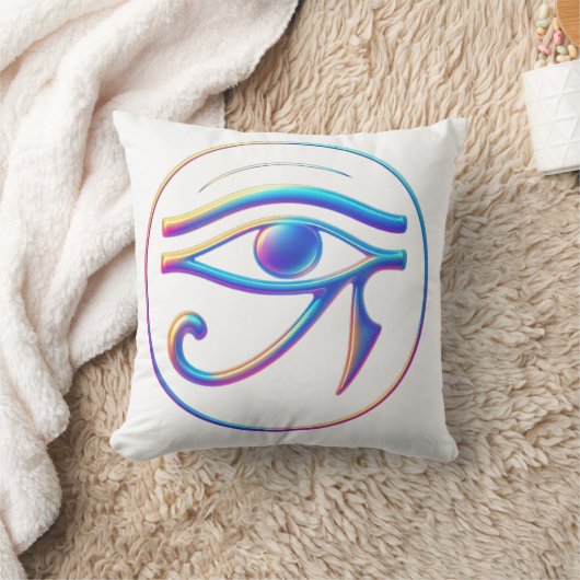 神聖なるホルス神秘的な芸術の目モダンに クッション (ブランケット)