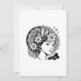 神聖なる女神の曼荼羅　フラワークリスタル　ご招待 招待状