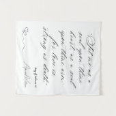 神聖なる愛：ウェディングタペストリー タペストリー (正面(横))