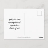 神聖なる書物、 経典引用文葉書 ポストカード (裏面)