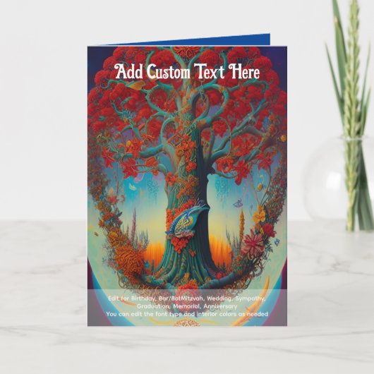 神聖なる芸術　神秘の生命の木　スピリチュアル・ドリーマー カード (正面)