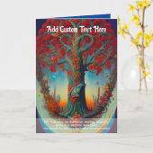 神聖なる芸術　神秘の生命の木　スピリチュアル・ドリーマー カード (黄色い花)