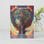 神聖なる芸術 神秘の生命の樹 精霊の夢想家 招待状 (スタンド正面)