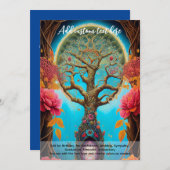 神聖なる芸術 神秘の生命の樹 精霊の夢想家 招待状 (正面/裏面)