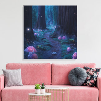 神聖なる道のりの壁画 - 精神的な旅の風景 キャンバスプリント