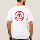 神聖なアー王室のチフリーメーソンリーマソニック Tシャツ (裏面)