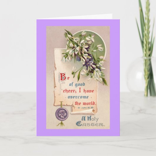 神聖なイースター シーズンカード (正面)