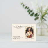 神聖なエレガントハートイエズス宗教的 名刺 (スタンド正面)