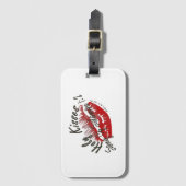 神聖なキスの荷物のラベル ラゲッジタグ (正面縦)