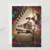 神聖なクリスマスニューイヤーシャワーブランチパーティー 招待状 (裏面)