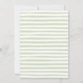 神聖なグアカモールアボカドニュートラルボウベイビーシャワー 招待状 (裏面)