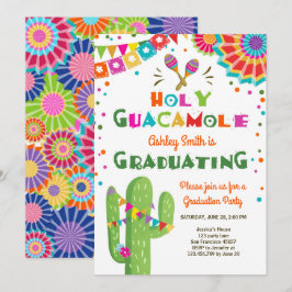 神聖なグアカモーレのフェスタの卒業の招待状のパーティー 招待状