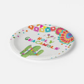 神聖なグアカモーレのフェスタの紙皿のサボテンのメキシコ人 ペーパープレート (アングル)