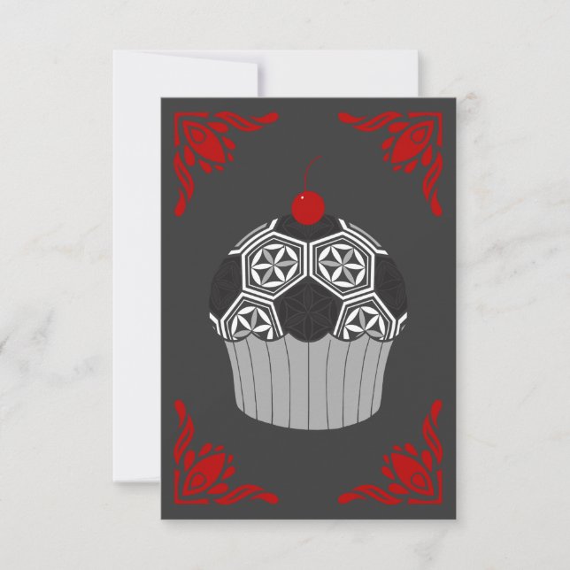 神聖なサッカーのカップケーキ (正面)