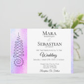 *~*神聖なシンボルスピリチュアルパステ結婚ル 招待状 (スタンド正面)