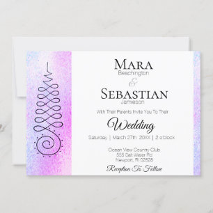 *～*神聖なシンボルスピリチュアルパステ結婚ル 招待状