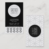 神聖なジオメトリロイヤリティスタンプカード ロイヤリティカード (正面/裏面)