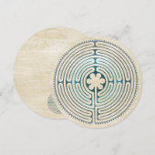 神聖なジオメトリ記号 – チャートルラビリンス1 (正面/裏面)